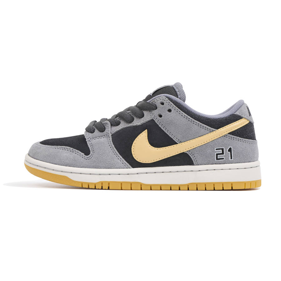 Nike Nike Dunk SB 21 Coverage Cushioning Abrasion Resistant Balance Low top Skateboard Shoes Unisex Gray