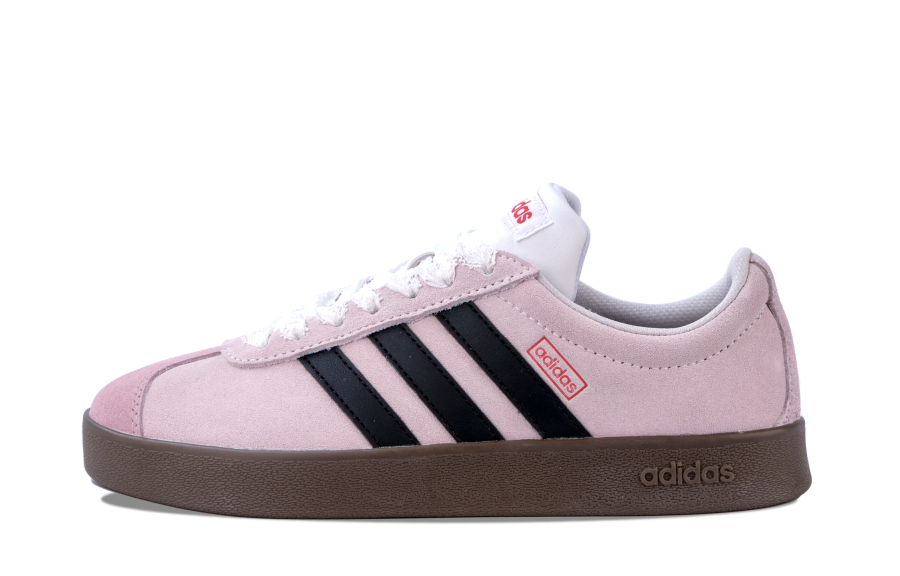 Adidas Neo VL Court 2.0 Slip Resistant Abrasion Resistant Low top Skateboard Shoes Unisex Pink
