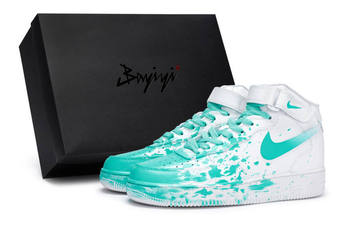 Nike Nike Air Force 1 07 811 Manufacturing, Oil Painting Site, Special Shoe Box Coverage Slip Resistant Abrasion Resistant