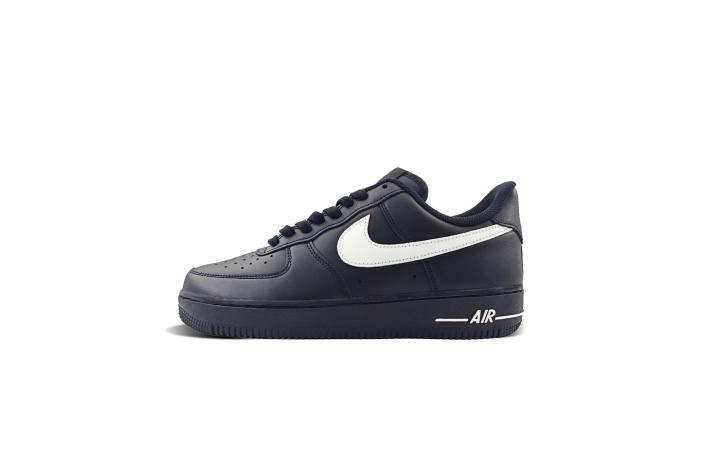 Nike Nike Air Force 1 Slip Resistant Abrasion Resistant Low top Skateboard Shoes Unisex Black White