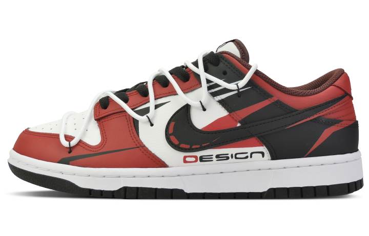 Nike Nike Dunk Speed Collection, Red Black Impact Low top Skateboard Shoes Men's Black Red