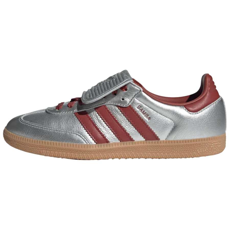 Adidas Originals Samba LT Low top Skateboard Shoes Women's Silver Red