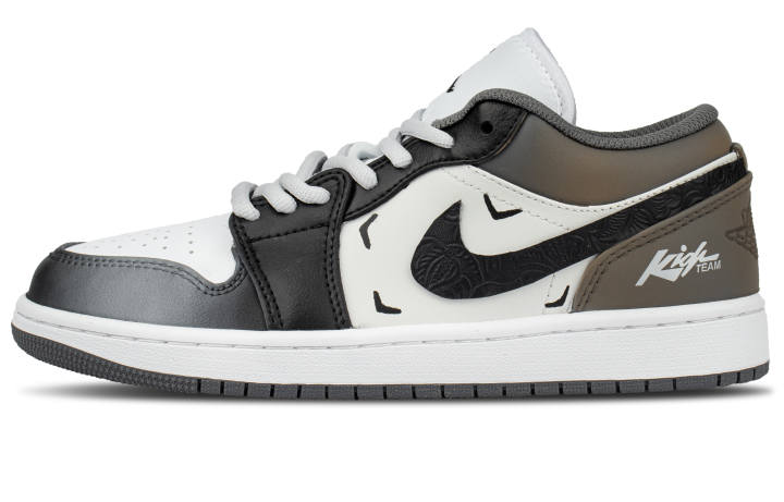 Jordan Jordan Air Jordan 1 Cushioning Low top Skateboard Shoes Unisex Brown