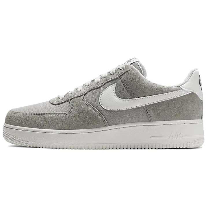 Nike Nike Air Force 1 Slip Resistant Abrasion Resistant Low top Skateboard Shoes Unisex White Gray