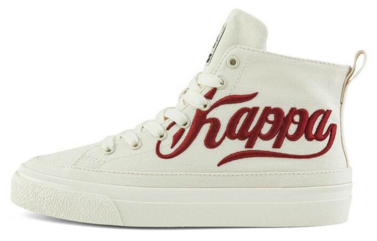 Kappa Mid top Skateboard Shoes Unisex Heron Feather White