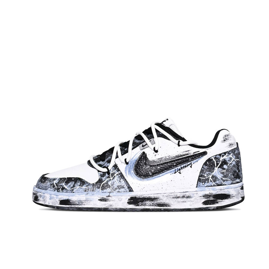 Nike Nike EBERNON Apocalypse Meteorology Waterproof And Wear resistant Low top Skateboard Shoes Men's Blue Black