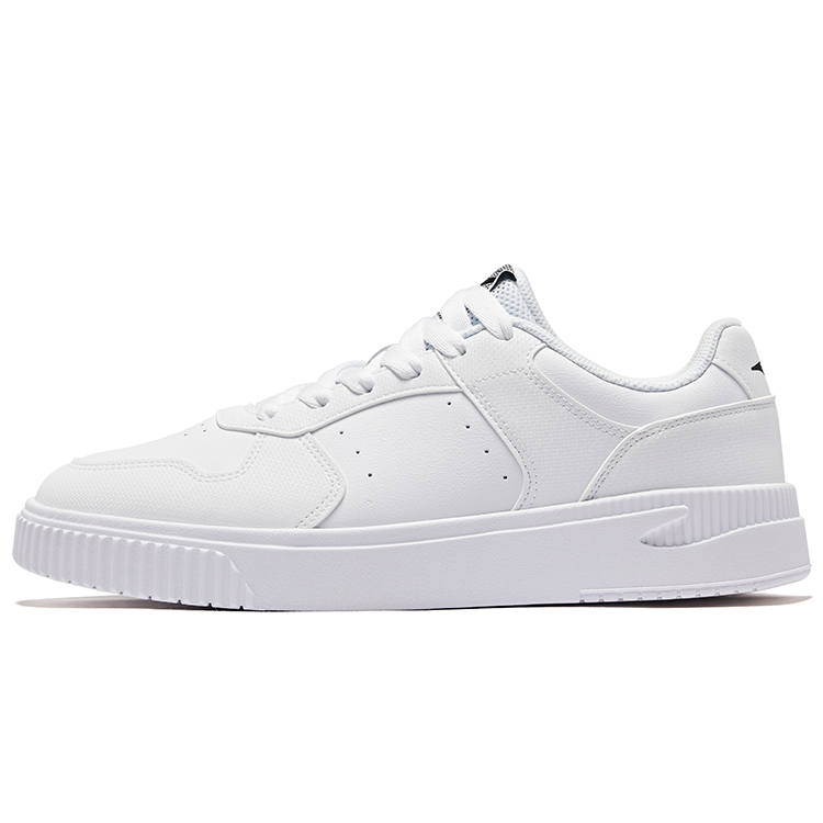 Erke Heaven Comfort Slip Resistant Abrasion Resistant Low top Skateboard Shoes Men's Erke White