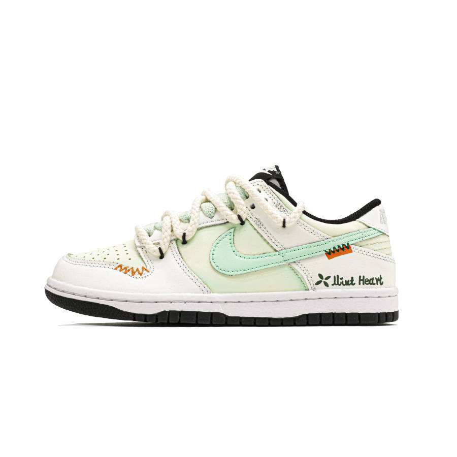 Nike Nike Dunk Mint Ice Shoes Cushioning Abrasion Resistant Cushioning, Wear Resistant Low top Skateboard Shoes Unisex Ecru