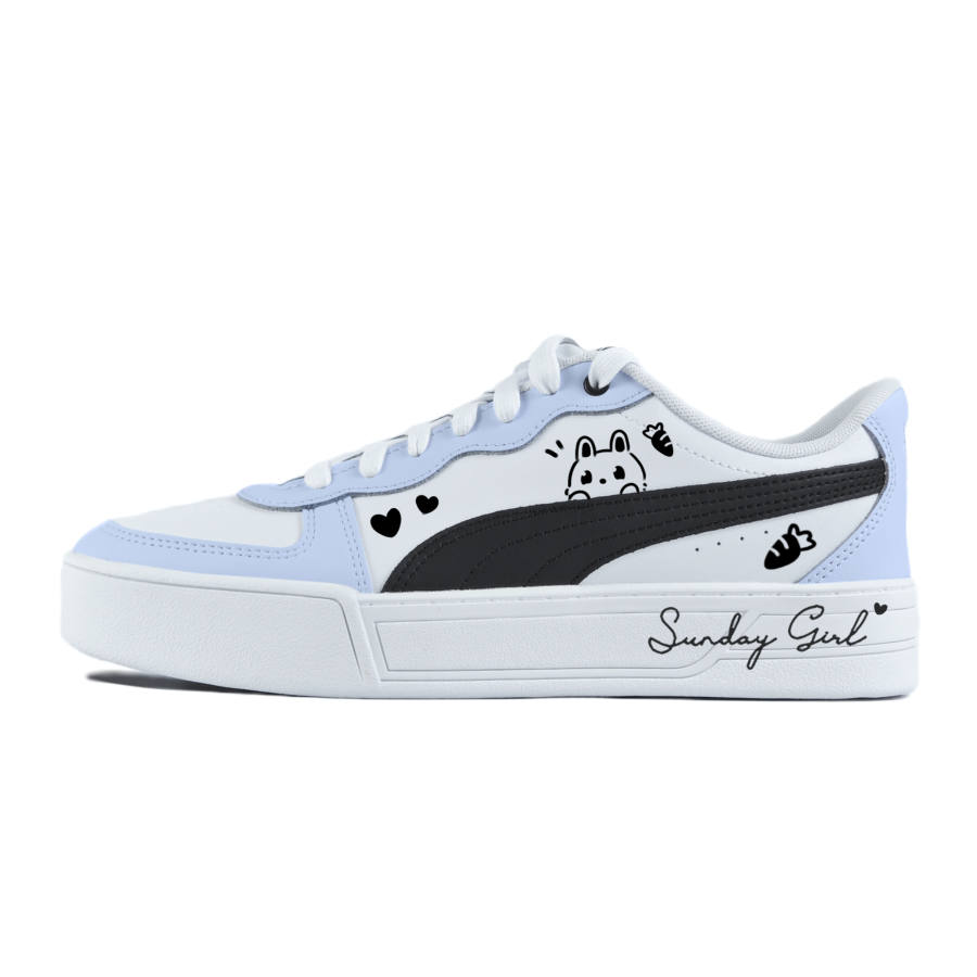 PUMA Skye Abrasion Resistant Balance Low top Skateboard Shoes Women's Blue