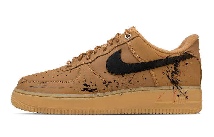Nike Nike Air Force 1 Slip Resistant, Abrasion Resistant, Lightweight Low top Skateboard Shoes Unisex Brown