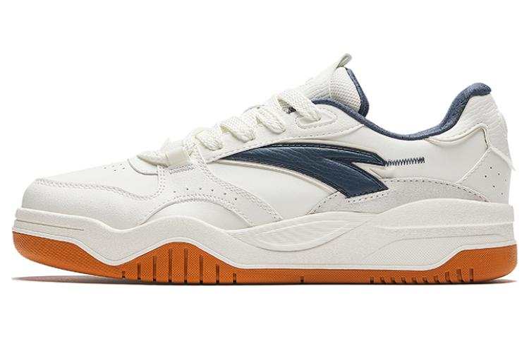 Anta Wave Shoe Comfortable Height Increasing Low top Skateboard Shoes Women's White Blue Brown