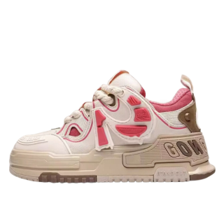 GONGJI Shared Tracks Low top Skateboard Shoes Unisex Pink