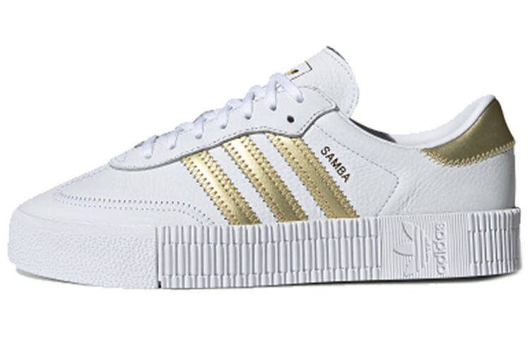 Adidas Originals Adidas Sambarose White Gold Metallic Women's