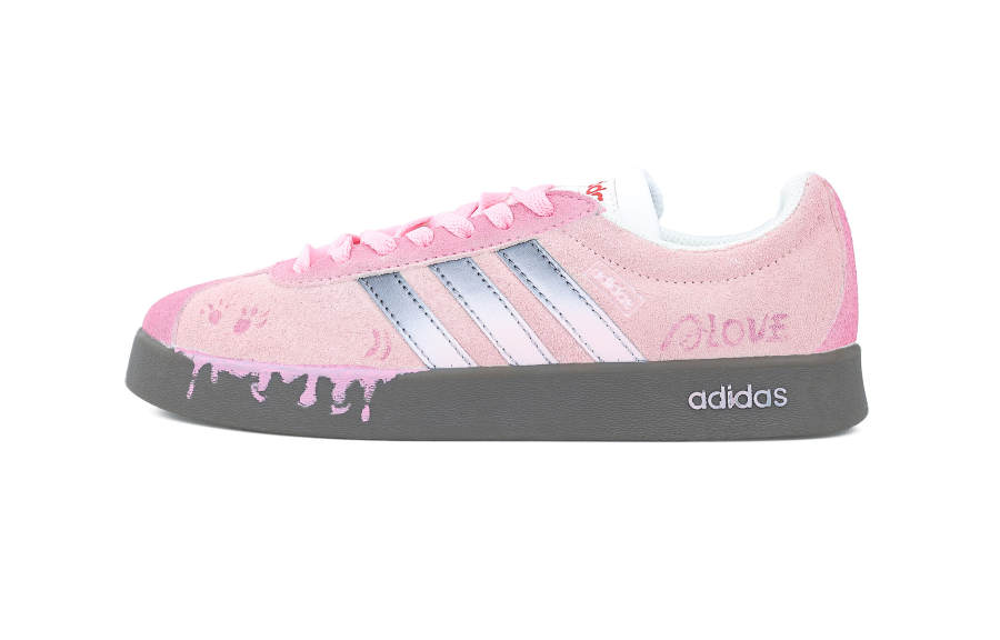 Adidas Adidas VL COURT 2.0 Synthetic Leather, Split Cow Leather Abrasion Resistant Lightweight Wear resistant And Lightweight