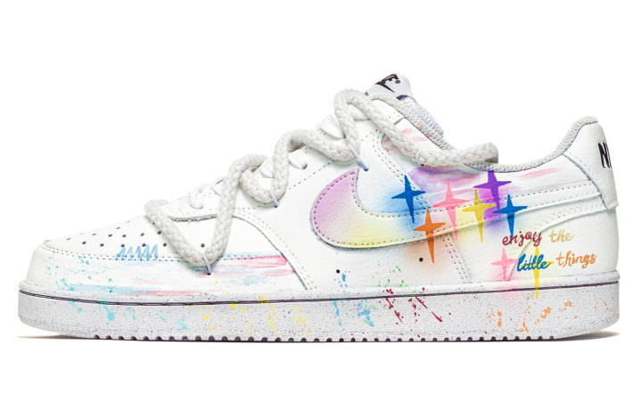 Nike Nike Court Vision 1 Great Journey West, Dopamine Dressing Stars Leather Cushioning, Wear Resistant Low top