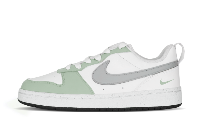Nike Nike Court Borough Morandi, Gray Green Double Hook Slip Resistant Abrasion Resistant Slip Resistant Abrasion Resistant
