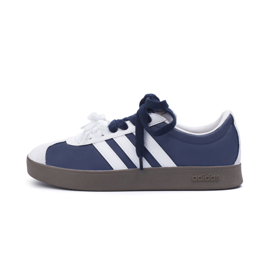 Adidas Neo VL Court 2.0 Slip Resistant Low top Skateboard Shoes Unisex Dark Blue