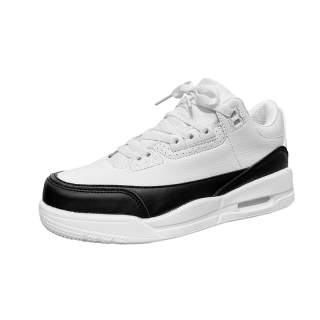 Swinsger Slip Resistant Abrasion Resistant Low top Skateboard Shoes Unisex White Black