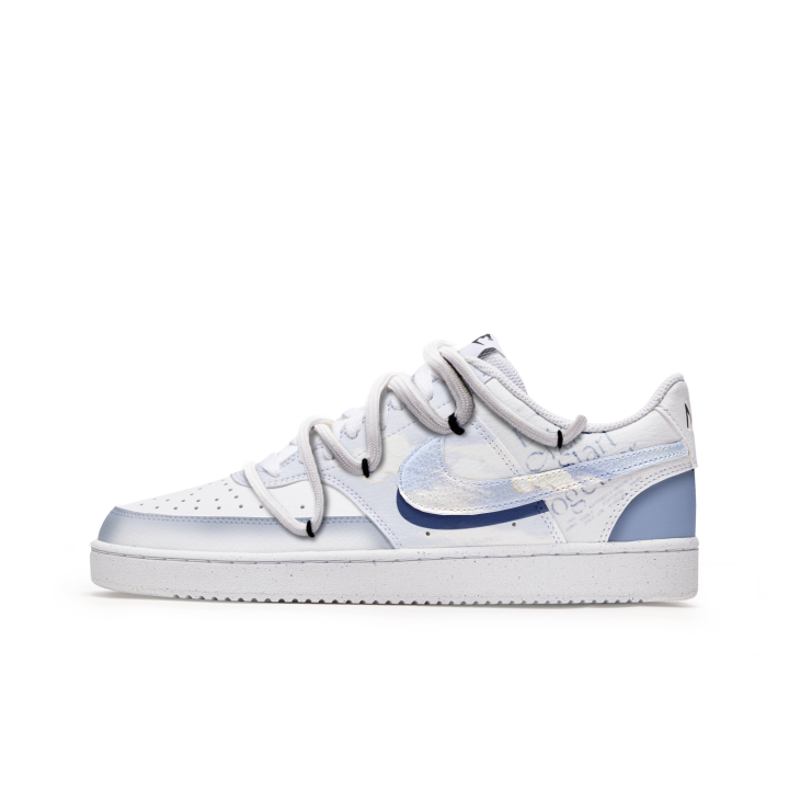 Nike Nike Court Vision 1 Skateboard Shoes Men's Low Top Blue/White