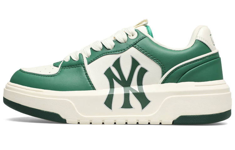 MLB MLB Chunky Liner Basic New York Yankees Leather Comfortable Slip Resistant And Breathable Low top Skateboard Shoes