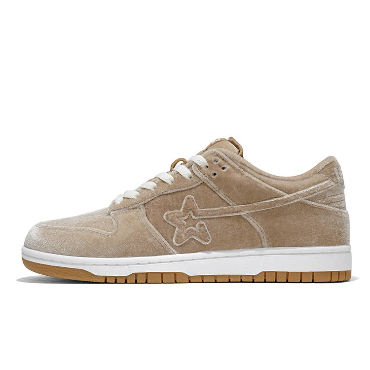 RIPSTAR 2024F/W SKBD Low Birth Coconut Latte Maillard Style Colorway Abrasion Resistant Low top Skateboard Shoes Unisex