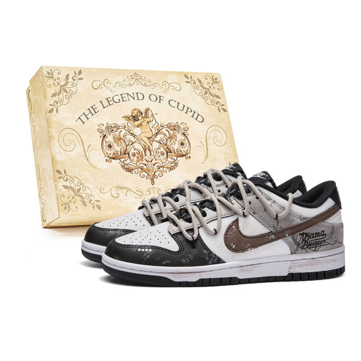 Nike Nike Dunk Transcend, Box Abrasion Resistant Low top Skateboard Shoes Unisex Black Gray