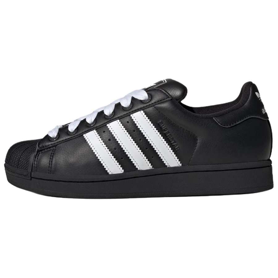 Adidas Originals Superstar 2 Leather Skateboard Shoes Unisex Black White