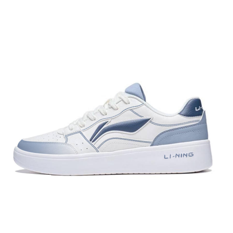 Li-Ning Li Ning Sycee Slip Resistant, Abrasion Resistant, Lightweight Low top Skateboard Shoes Men's White Blue