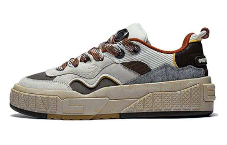 Li-Ning Li Ning 001 UNBLOCK Comfortable Slip Resistant Abrasion Resistant Low top Skateboard Shoes Men's Taupe