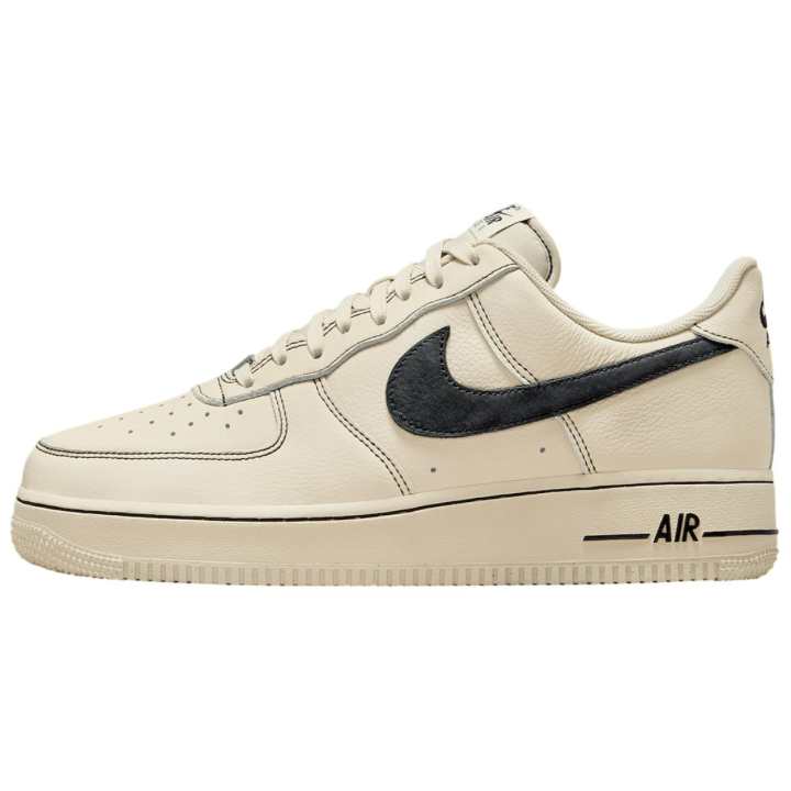 Nike Nike Air Force 1 Cow Leather Low top Skateboard Shoes Men's Beige