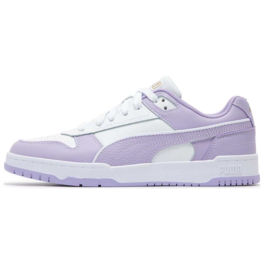 PUMA RETRO Abrasion Resistant Low top Skateboard Shoes Women's White Purple