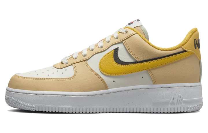 Nike Nike Air Force 1 Low '07 Lx '82 Double Swoosh Sail Yellow Ochre Women's