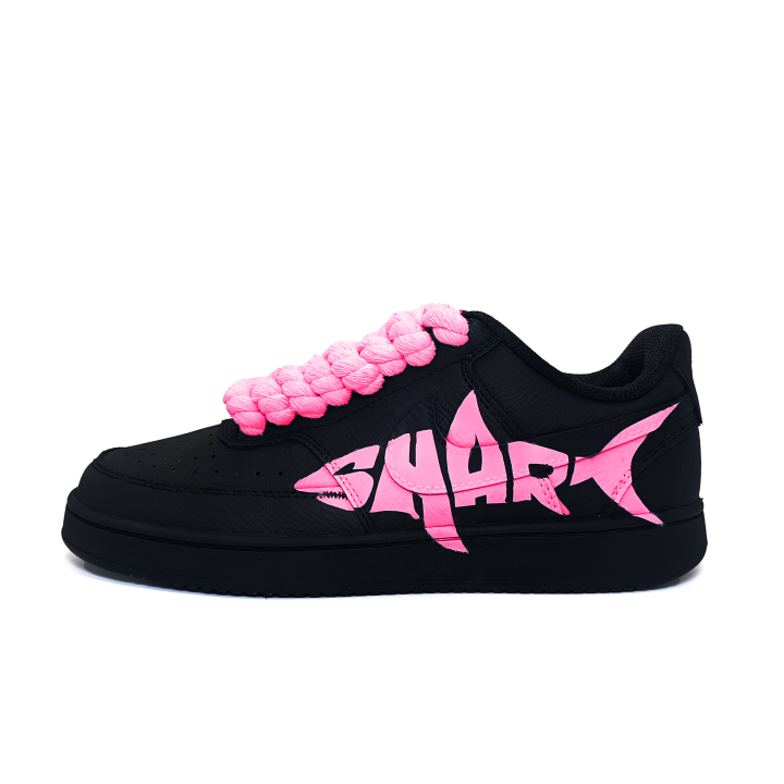Nike Nike Court Vision Great White Shark Rose Red Slip Resistant Slip Resistant Low top Skateboard Shoes Men's Pink