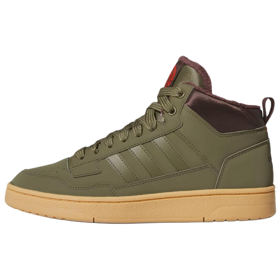 Adidas Adidas Rapid Court Mid top Skateboard Shoes Men's Olive Green