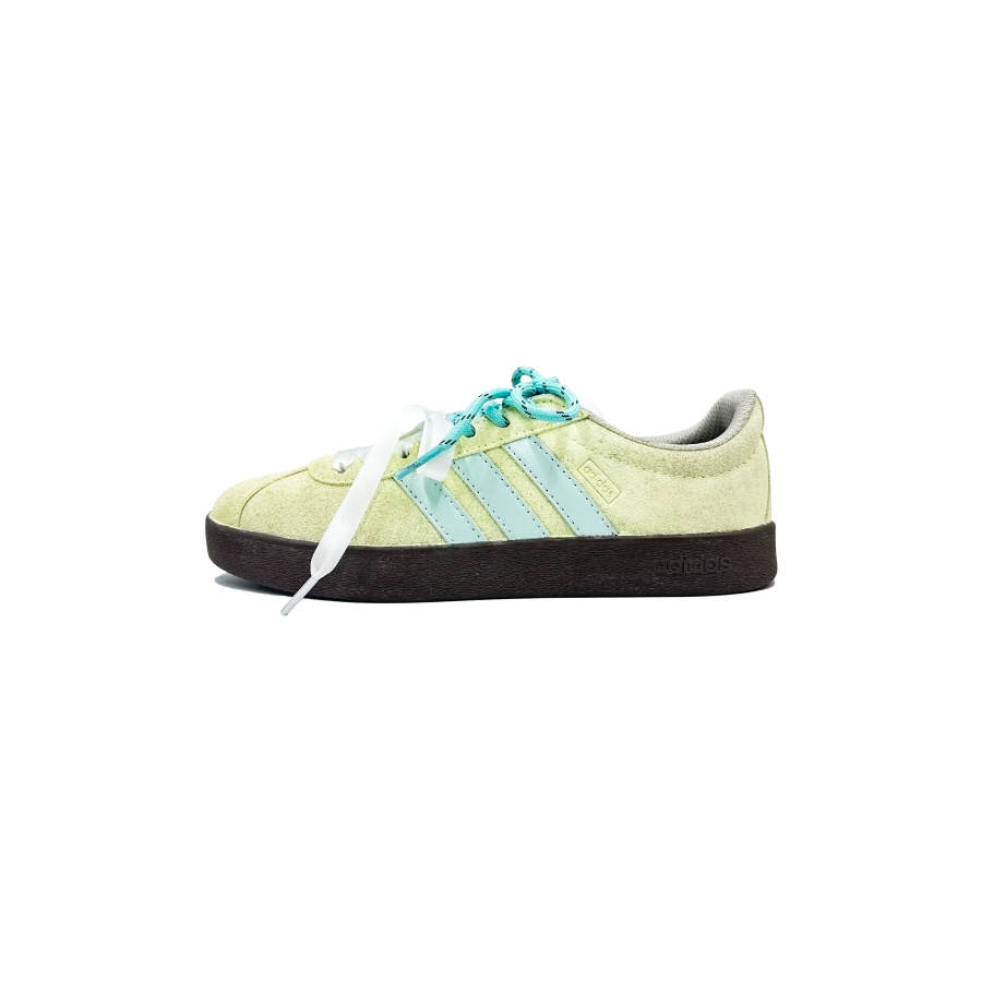 Adidas Neo VL Court Lifestyle Skateboard Shoes Unisex Low Top Yellow/Cyan