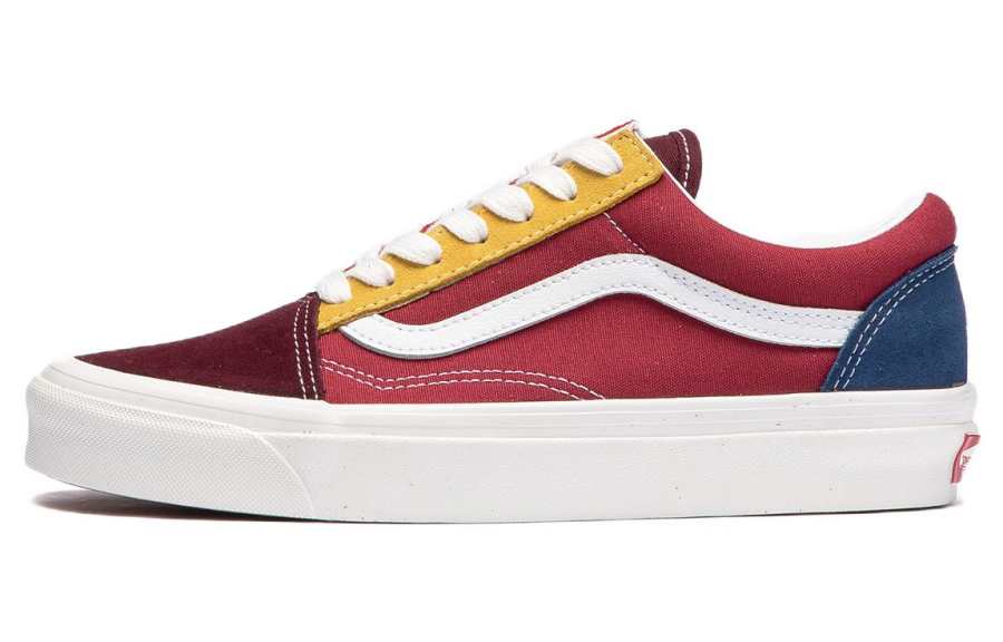 Vans Old Skool Casual Fashion Skate Shoes Unisex Red