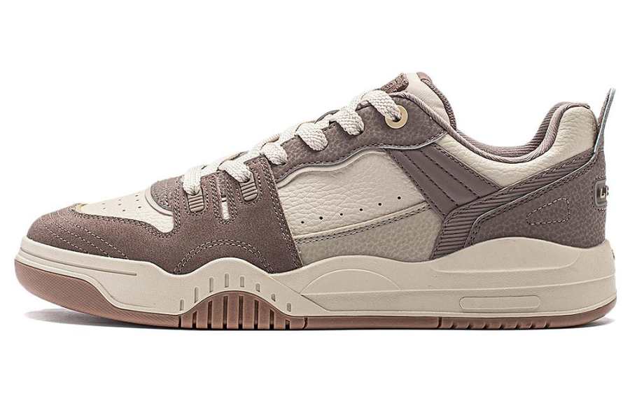 Li-Ning Li Ning Jiangyue Non slip Lightweight Low top Skateboard Shoes Men's Taupe