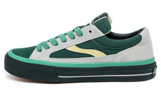 ODDCIRKUS Astley Neon Suede Balance Abrasion Resistant Slip Resistant Low top Skateboard Shoes Unisex Gray Green