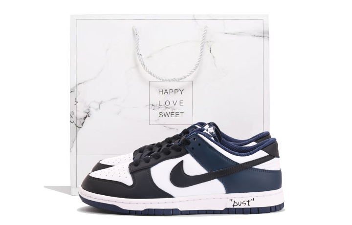 Nike Nike Dunk Coverage Abrasion Resistant Coverage Abrasion Resistant Low top Skateboard Shoes Unisex Black Blue