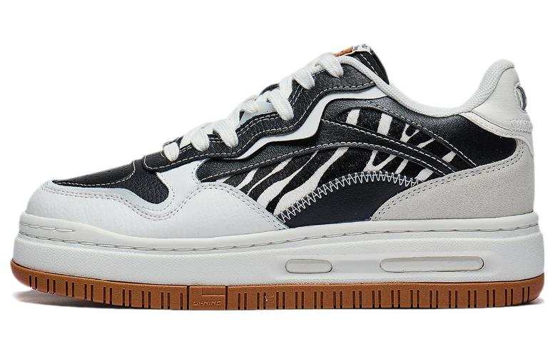 Li-Ning Li Ning Future C1 Slip Resistant Abrasion Resistant Low top Skateboard Shoes Women's Black White