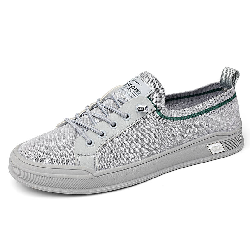 SHENNUO Lightweight Breathable Lightweight And Breathable Low top Skateboard Shoes Men's