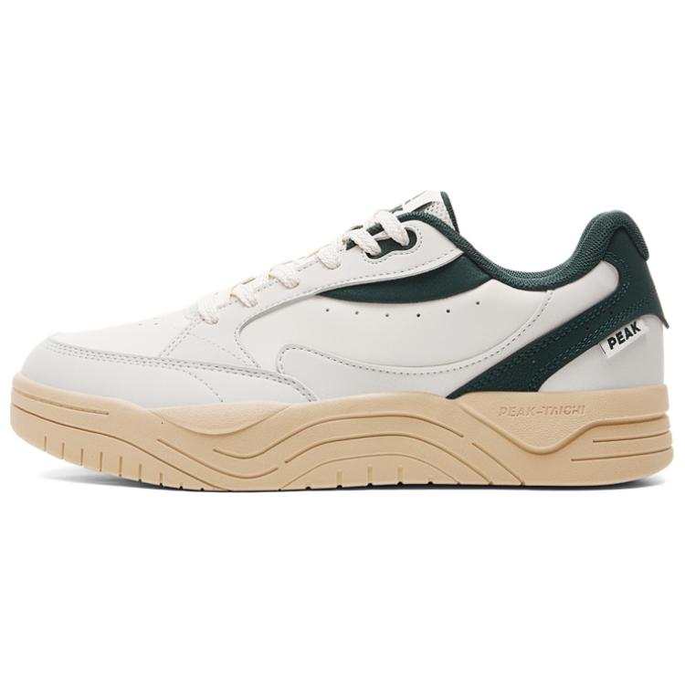 PEAK State Pole Slip Resistant, Abrasion Resistant, Breathable Low top Skateboard Shoes Men's White Green