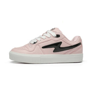 GZOZ Slip Resistant Abrasion Resistant Low top Skateboard Shoes Women's Skin Powder