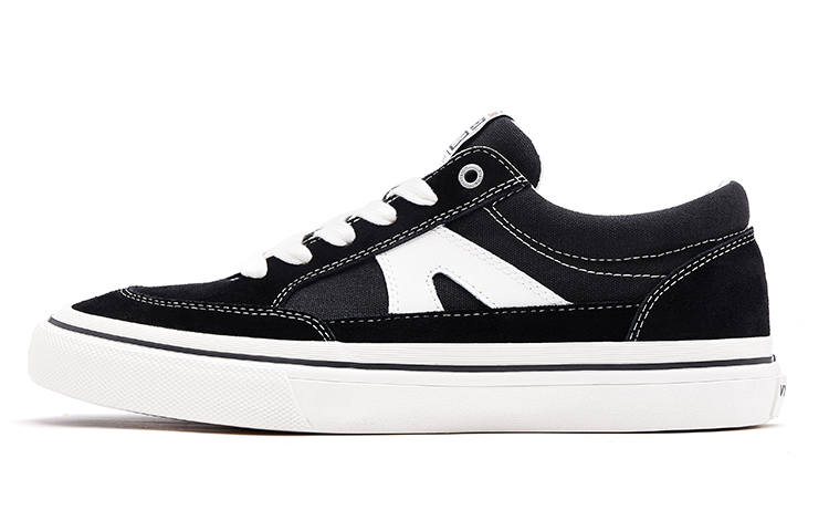 Vision Street Wear Stick Abrasion Resistant Low top Skateboard Shoes Unisex Classic Black