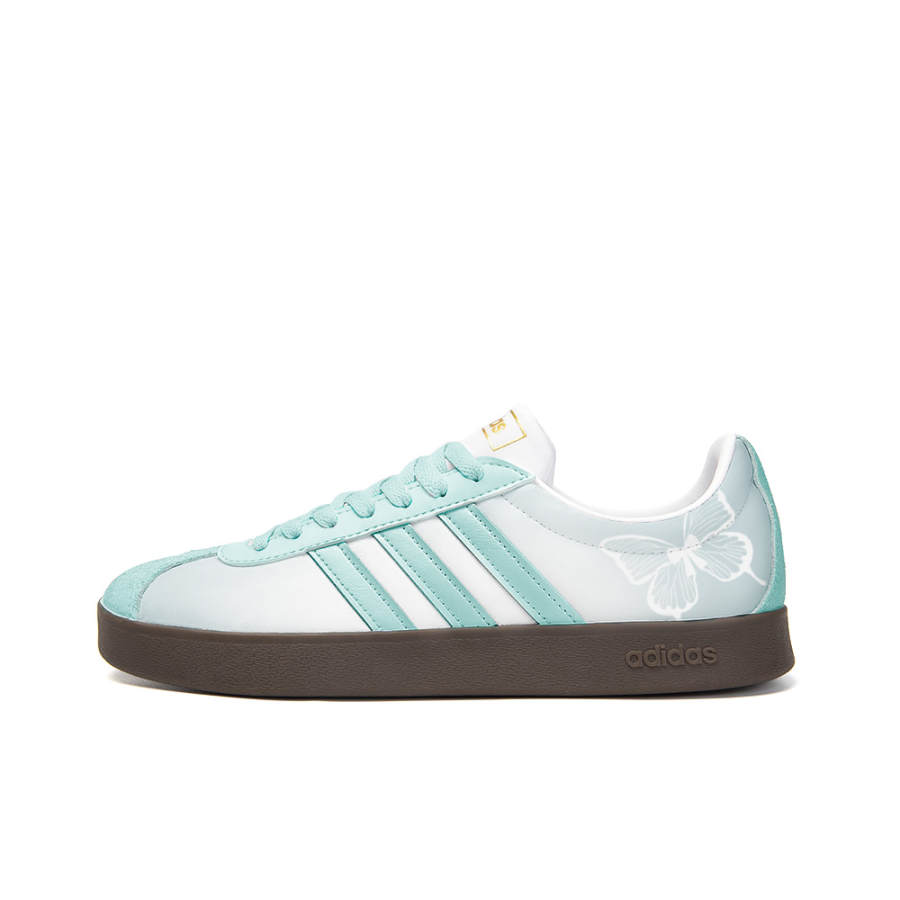Adidas Neo VL Court 2.0 Slip Resistant Abrasion Resistant Low top Skateboard Shoes Unisex Cyan