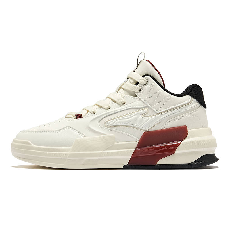 Erke Danxia 2.0 Slip Resistant Abrasion Resistant Low top Skateboard Shoes Women's White Brown