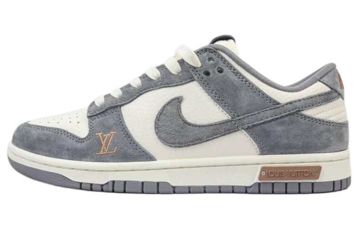 Nike Nike Dunk SB Cushioning, Wear Resistant Low top Skateboard Shoes Unisex White Gray