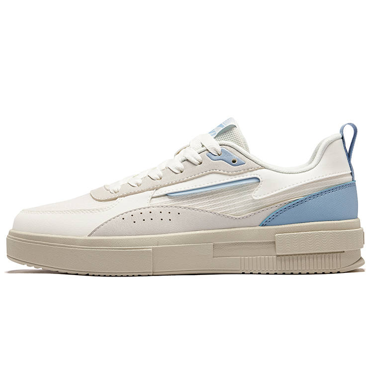 Erke Stunning 2.0 Slip Resistant Abrasion Resistant Low top Skateboard Shoes Men's White Blue
