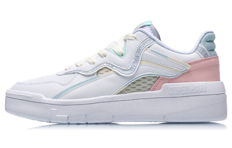 Li-Ning Li Ning Wave SPWV Lite Slip Resistant Abrasion Resistant Low top Skateboard Shoes Women's Salt Powder