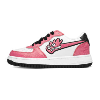 EKM Slip Resistant, Abrasion Resistant, Breathable, Support, Height Increasing Low top Skateboard Shoes Unisex Pink